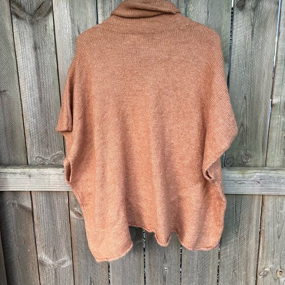 NWT Universal Thread Women's Knit Cowl Neck Sweater Pullover Orange Medium - Picture 2 of 9